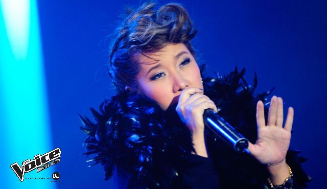 ฟิล์ม The Voice เหมือนจาใส่ชุดมาคู่กัน