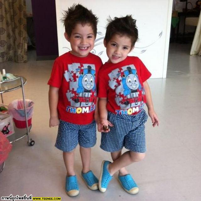 เฮเดน โจชัว ฝาแฝดแสนน่ารัก หลานเติ้ล ตะวัน