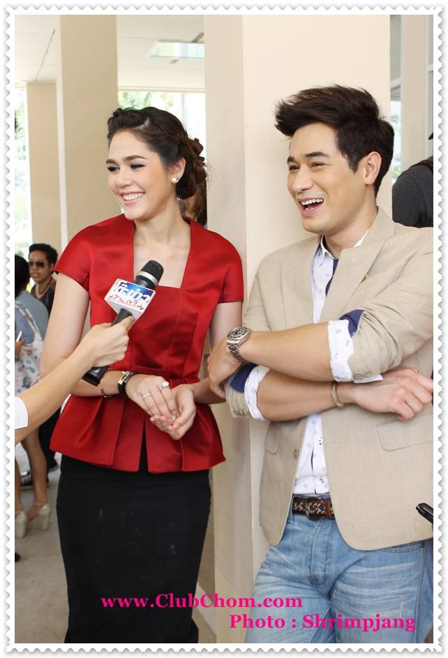 ชมพู่ อารยา บวงสรวงละคร "คุณสามี(กำมะลอ)ที่รัก"