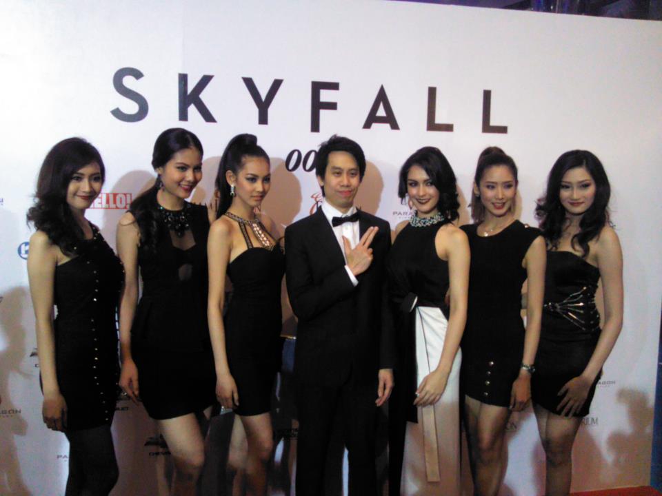 สาวๆ miss universe thailand มางานกาล่าหนังเจมส์บอนด์ Sky Fall ที่พารากอน