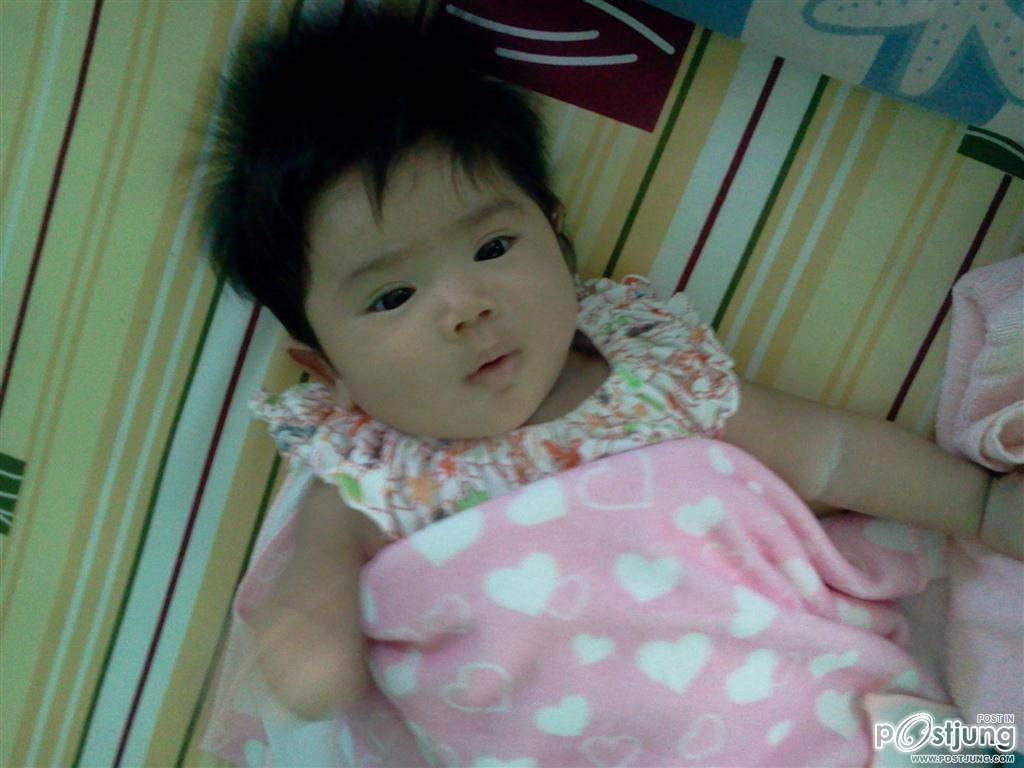 นู๋ชื่อน้องอะตอม อายุ 3 เดือนค่ะ