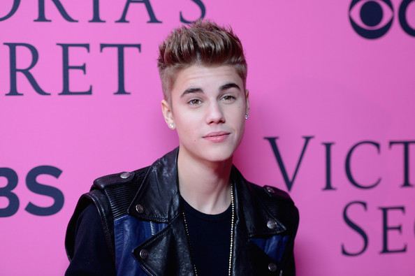 Justin Bieber attends the 2012 Victoria's Secret Fashion Show at the Lexington Avenue Armory on Nove