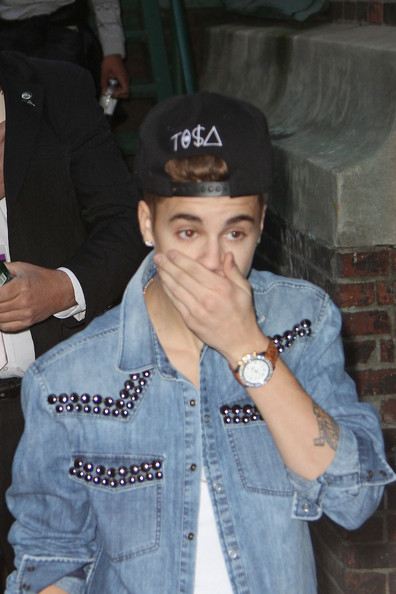 Justin Bieber attends the 2012 Victoria's Secret Fashion Show at the Lexington Avenue Armory on Nove