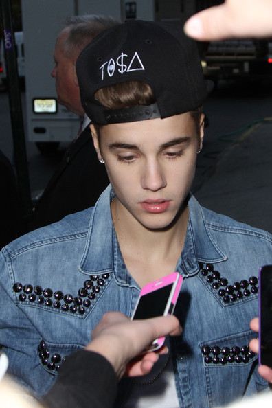 Justin Bieber attends the 2012 Victoria's Secret Fashion Show at the Lexington Avenue Armory on Nove