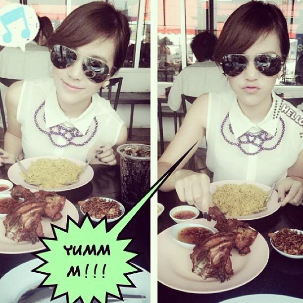 รู้สึกว่า " กัสจัง "  จะผอมลงแล้วสวยขึ้นนะ