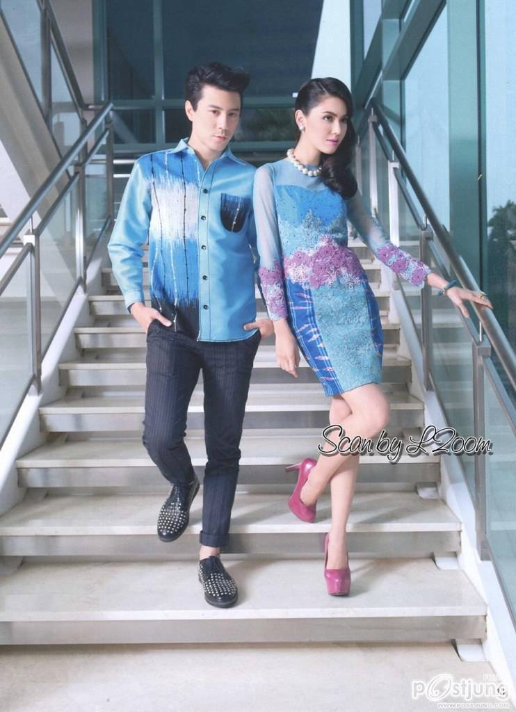 ใหม่ ดาวิกา & โดม ปกรณ์ ลัม @ นิตยสารแฟชั่นรีวิว "ฉบับผ้าไทย" เล่มที่ 21 พฤศจิกายน 2555