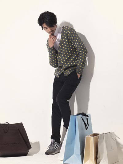 แฟชั่น เสื้อคาร์ดิแกน สำหรับ หนุ่มๆ  น่ารัก ดูดี