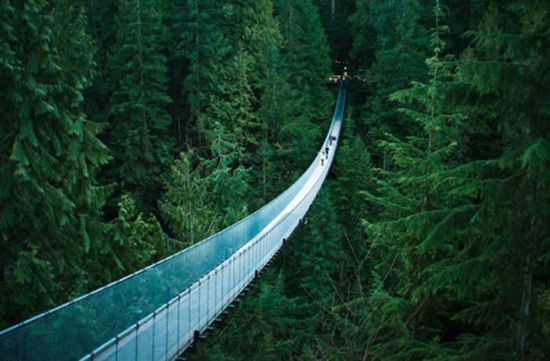 13. Capilano Suspension Bridge, Canada