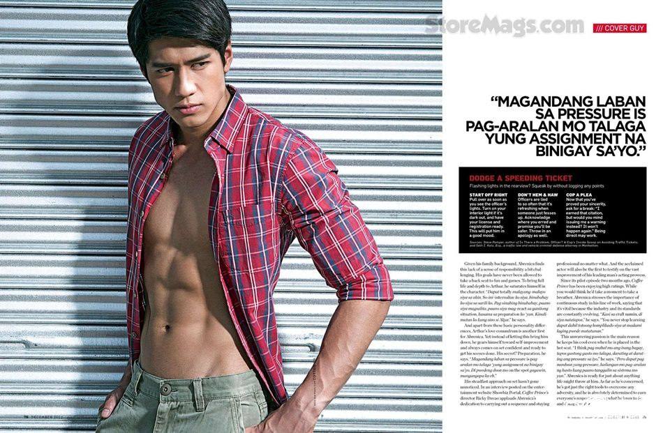 Aljur Abrenica @ Men's Health Philippines  December 2012