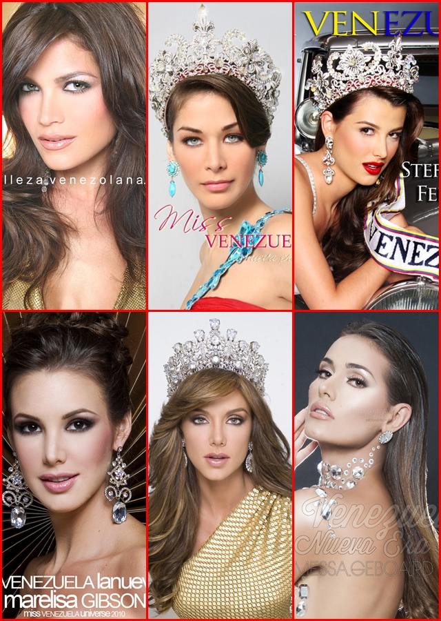 Miss Venezuela ในรอบ 6 ปี 2007 - 2012