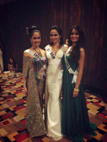 Rida Nutpimon Farida Waller  Miss Universe Thailand 2012