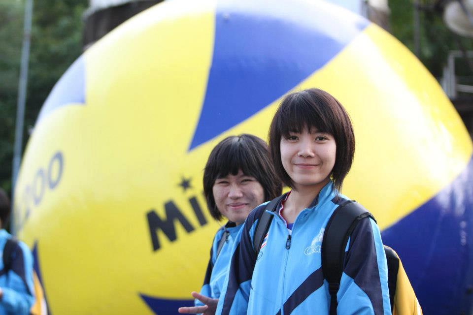 ทิพย์ นักตบสาวเยาวชนทีมชาติไทย