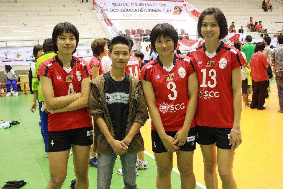ทิพย์ นักตบสาวเยาวชนทีมชาติไทย