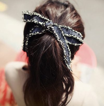 แฟชั่น ผมสวยด้วย โบว์ เก๋ ๆ เพิ่มความหวาน ให้กับตัวเอง