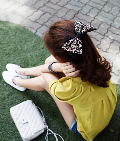 แฟชั่น ผมสวยด้วย โบว์ เก๋ ๆ เพิ่มความหวาน ให้กับตัวเอง