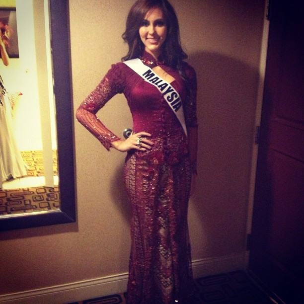 Miss Malaysia 2012 คู่แข่งที่น่ากลัวของสาวเอเชีย