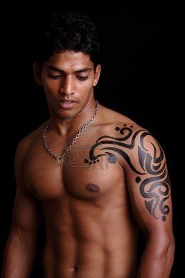 Young Indian Fitness Model