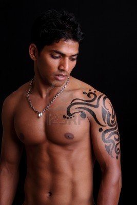 Young Indian Fitness Model