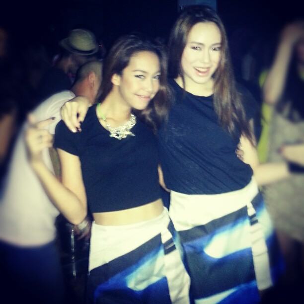 นุช นีรนาท กับ มะลิ มาลินี สองพี่น้องนางแบบสุดสวยสูงขาววววออร่ามาก