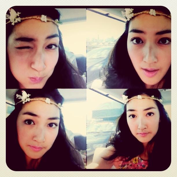 แพนเค้ก ยามแต่งหน้าอ่อนๆ น่ารักอ่ะ