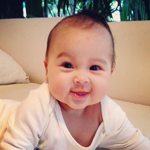อัพเดทความน่ารักของ น้องเนซ ลูกสาว แหม่ม คัทลียา ในวัย 6 เดือน