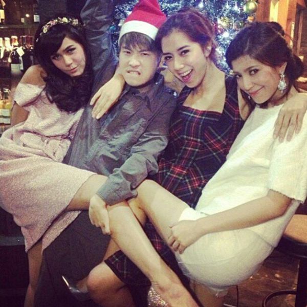 ดาราไทย ร่วมฉลองไอหนาว ในคืนวันคริสต์มาส