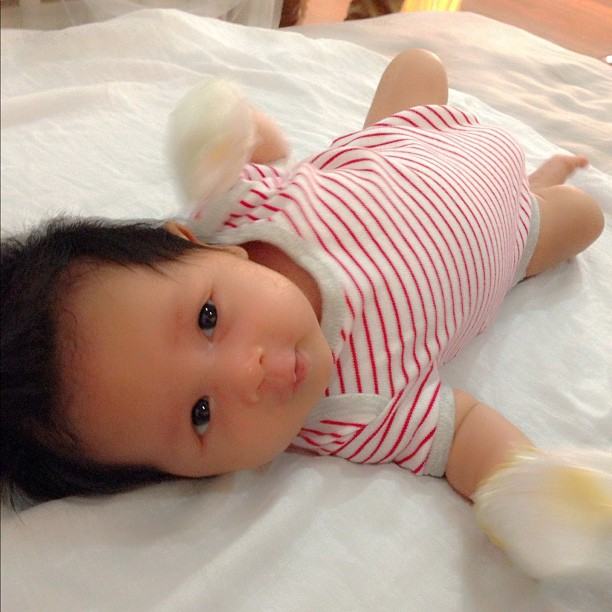 อัพเดทความน่ารัก น้องโปรด ลูกแม่เป้ย