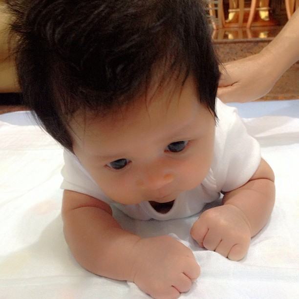 อัพเดทความน่ารัก น้องโปรด ลูกแม่เป้ย