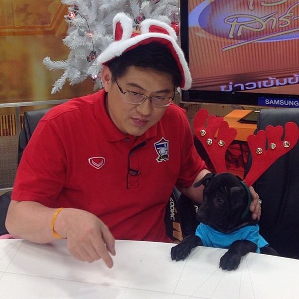 น่ารักอ่ะ! สรยุทธ พาน้องหมาสุดเลิฟร่วมจัดรายการ
