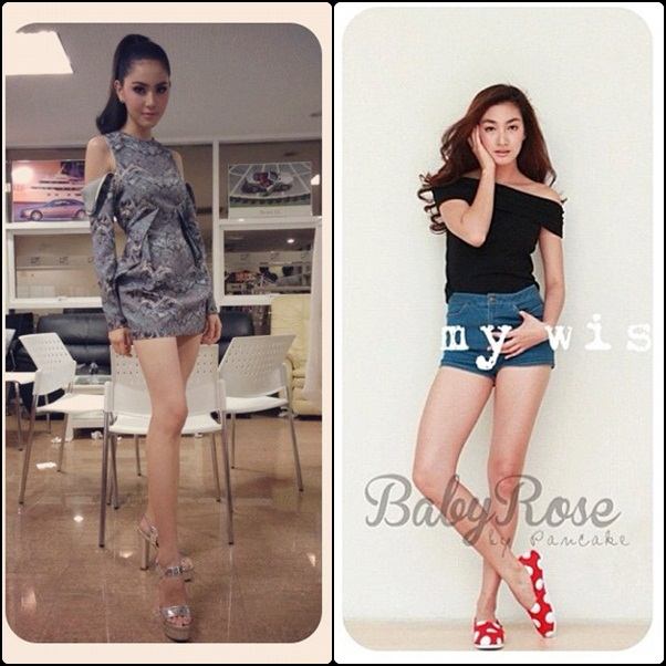 ใหม่ ดาวิกา กับ แพนเค้ก คุณคิดว่าใครหุ่นเป๊ะกว่ากัน