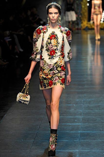 แฟชั่นสุดหรู สไตล์บารอค(Baroque) จาก Dolce&Gabbana
