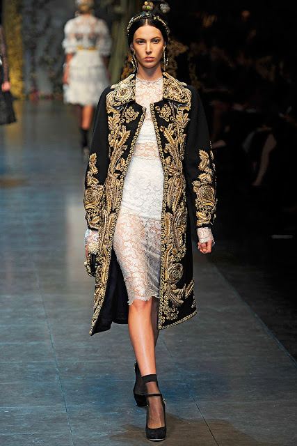 แฟชั่นสุดหรู สไตล์บารอค(Baroque) จาก Dolce&Gabbana