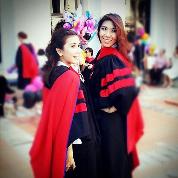 สุดแฮปปี้! บี มาติกา รับปริญญา คว้า ป.โท ABAC