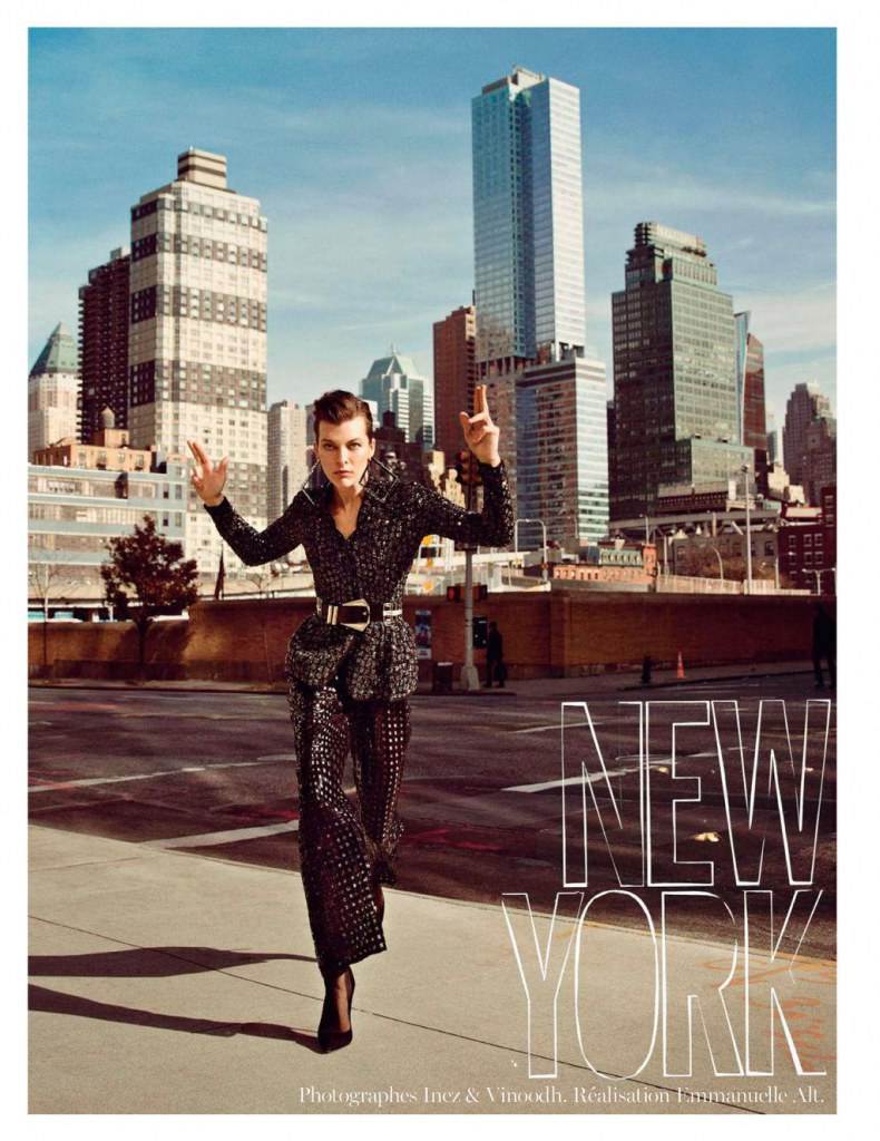 Milla Jovovich @ Vogue Paris February 2013