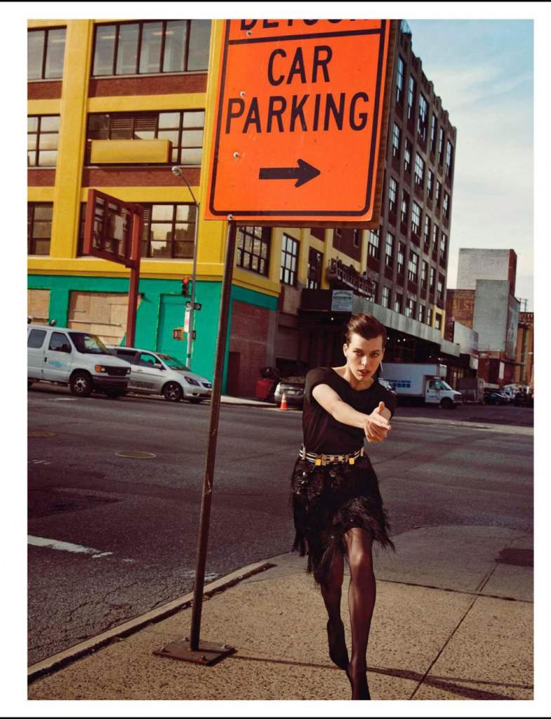 Milla Jovovich @ Vogue Paris February 2013