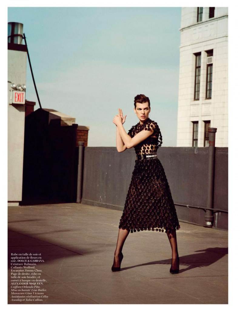 Milla Jovovich @ Vogue Paris February 2013