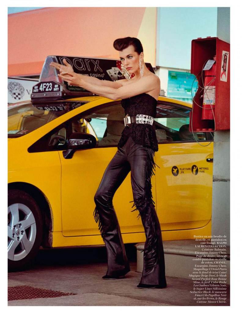 Milla Jovovich @ Vogue Paris February 2013