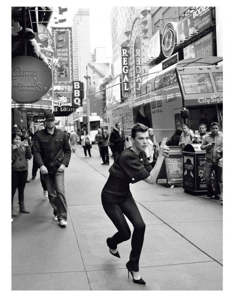 Milla Jovovich @ Vogue Paris February 2013