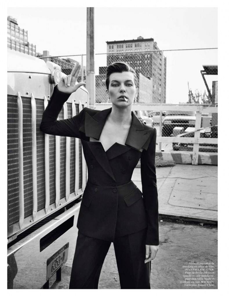 Milla Jovovich @ Vogue Paris February 2013