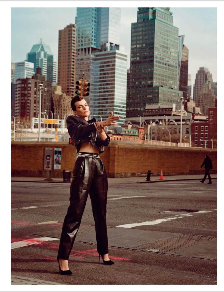 Milla Jovovich @ Vogue Paris February 2013