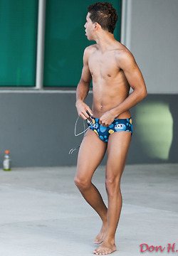ว่ายน้ำไม่ค่อยเจอแบบนี้เลย