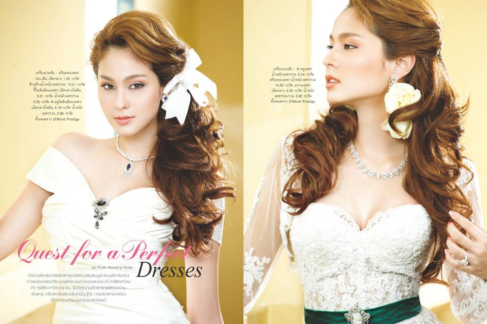 แฟชั่นชุดแต่งงาน จาก ขวัญ อุษามณี