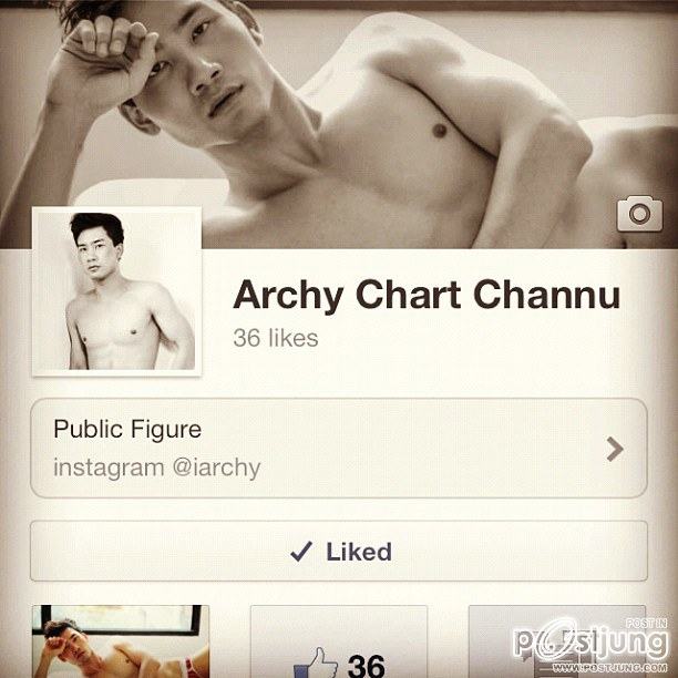 หนุ่มหล่อจาก  Instagram