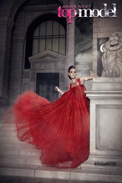 Asia's next top model Cycle.1 ep.8 High Fashion Gowns at the National Library Museum