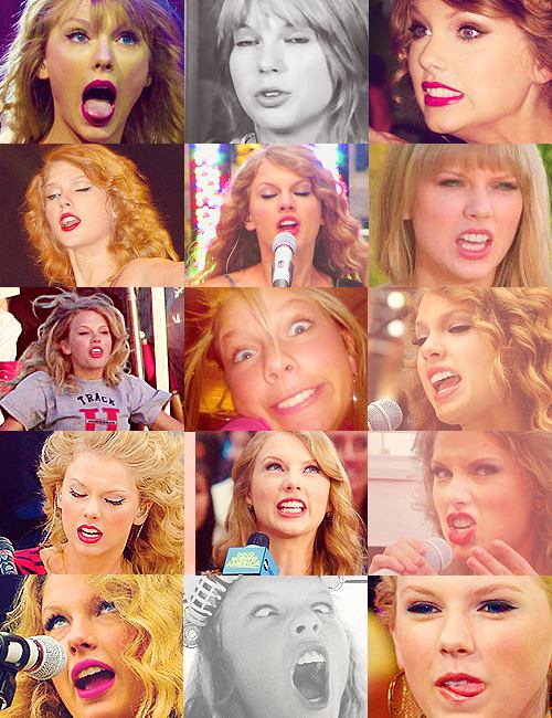 ีีรวมหน้าเหวอๆ หน้าประจำตัวของนักร้องสุดฮอต ! Taylor Swift
