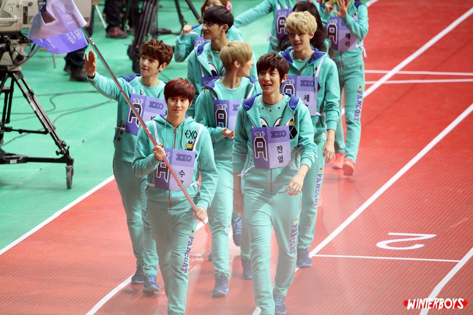 MBC Idol Star Olympics exo  ฟินมาก