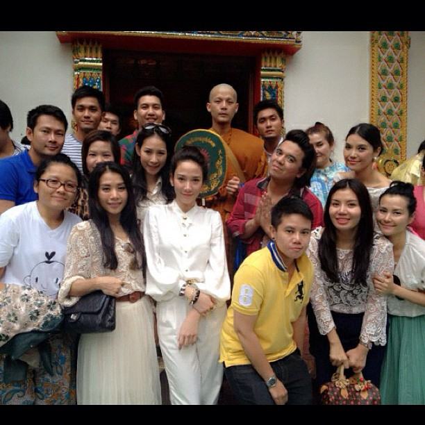 ภาพงานบวช อะตอม สัมพันธภาพ อั้ม พัชราภา - ดาราช่อง 7 ร่วมงาน
