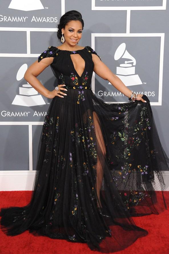Ashanti in Tony Ward Couture