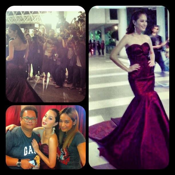 ขวัญ อุษามณี งาน top award สวยสง่ามาก