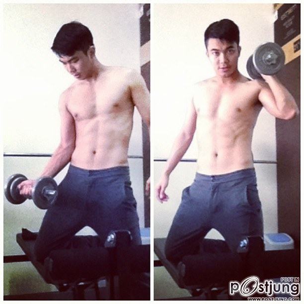 หนุ่มรุ่นใหม่สุขภาพดี หุ่นเป๊ะ